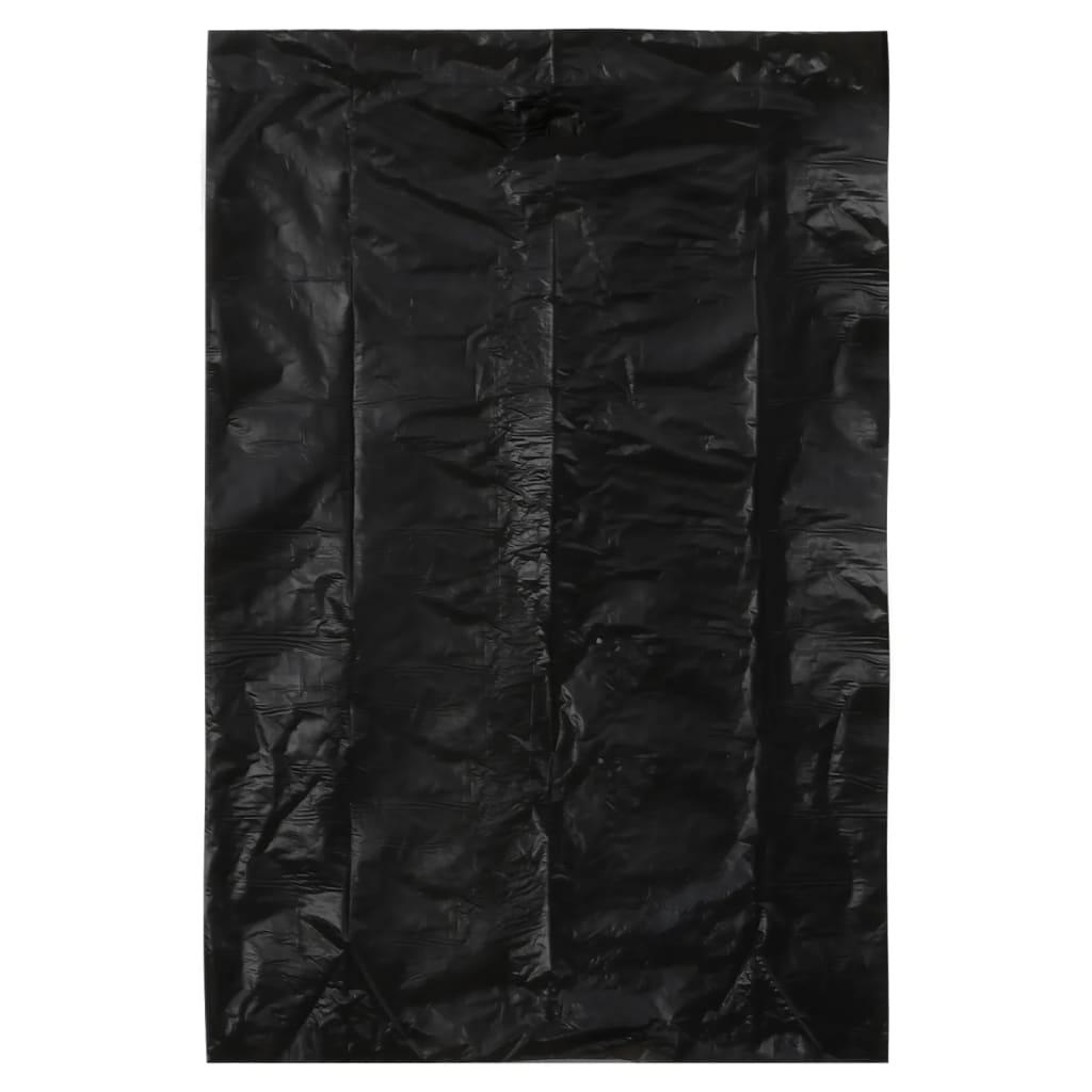vidaXL Sacs à crottes pour chiens 750 pcs noir 30x20 cm PE