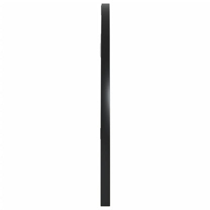 vidaXL Miroir mural noir 60x30 cm arche fer