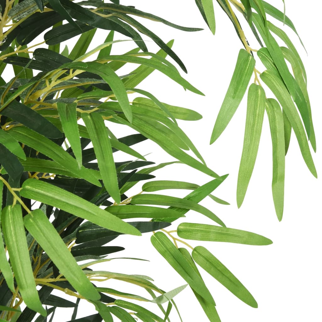vidaXL Bambou artificiel 730 feuilles 120 cm vert