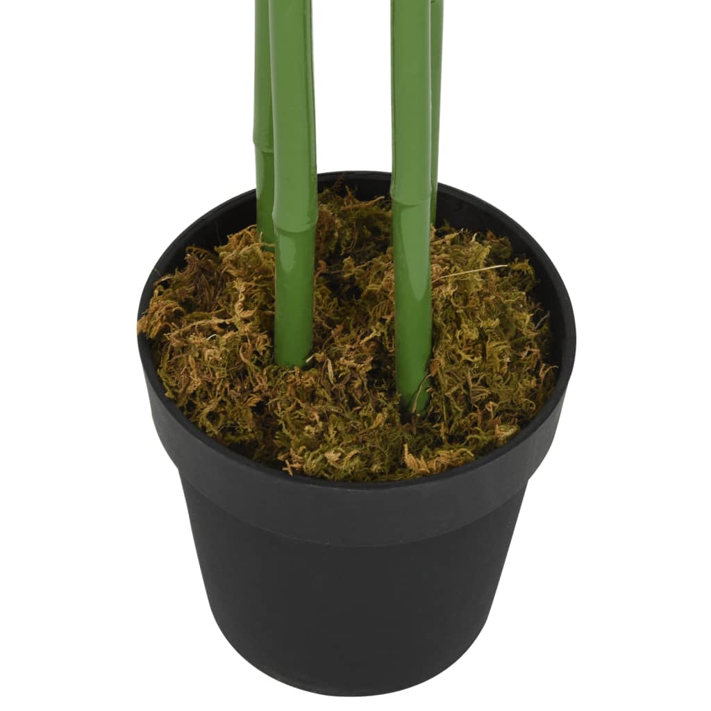 vidaXL Bambou artificiel 384 feuilles 120 cm vert