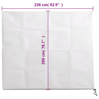 vidaXL Housse de protection pour plantes avec fermeture éclair 70 g/m²