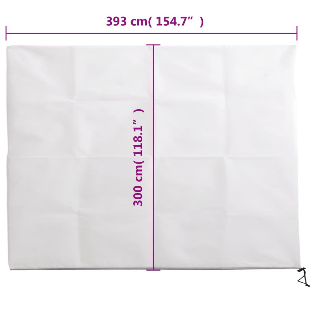 vidaXL Housse de protection pour plantes avec fermeture éclair 70 g/m²