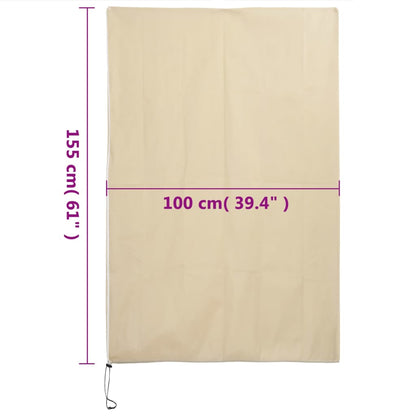 vidaXL Housses de protection pour plantes avec fermeture éclair 2 pcs