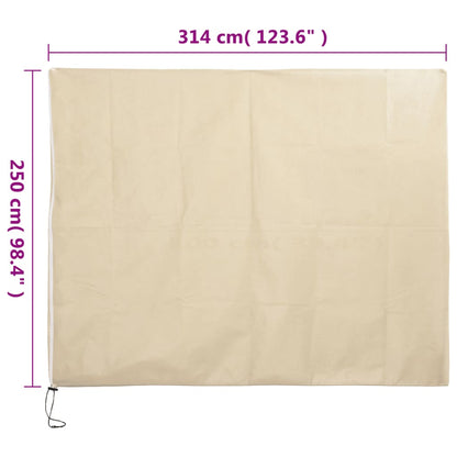 vidaXL Housse de protection pour plantes avec fermeture éclair 70 g/m²