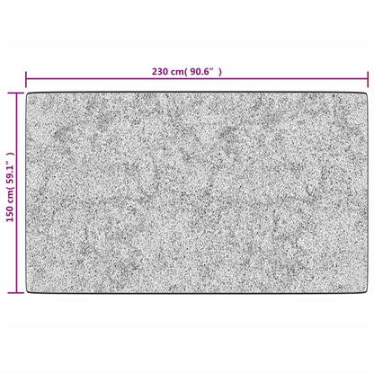 vidaXL Tapis lavable patchwork multicolore 150x230 cm antidérapant