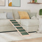 vidaXL Rampe pour chiens vert 120x30 cm bois de sapin solide