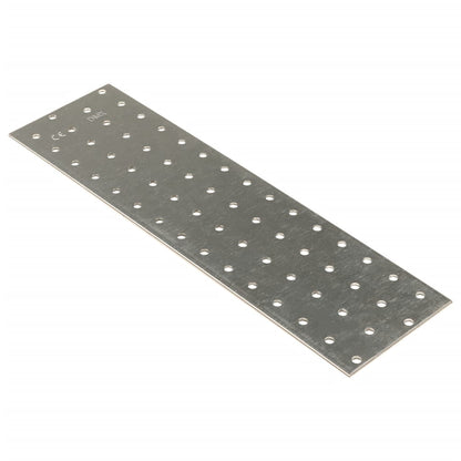 vidaXL Plaques perforées 40 pcs 2 mm 300x80 mm acier galvanisé