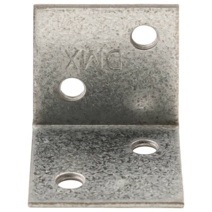 vidaXL Équerres de fixation 150 pcs 2 mm 30x25x30 mm acier galvanisé