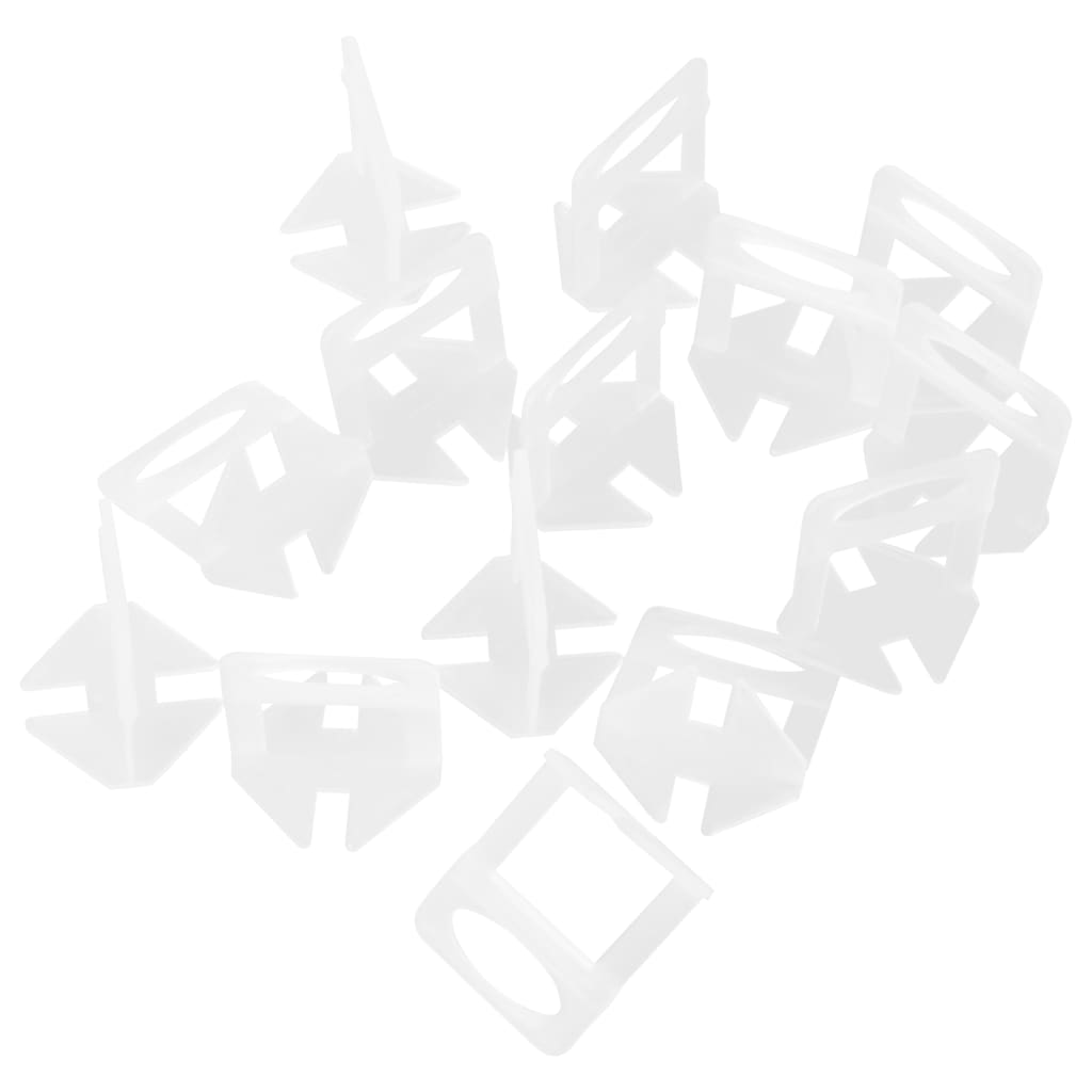 vidaXL Système de nivellement de carrelage 250 cales 500 clips 1 mm