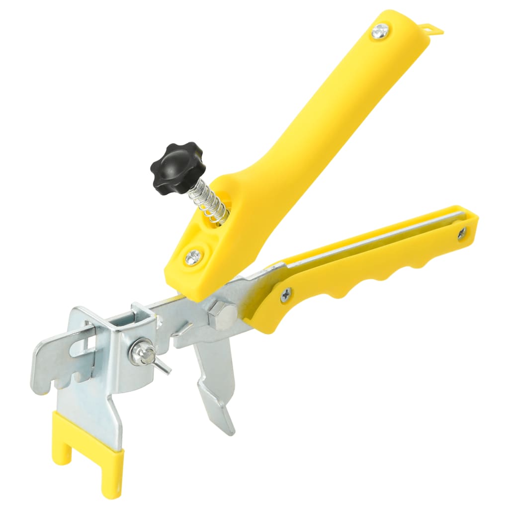 vidaXL Système de nivellement de carrelage 250 cales 500 clips 1,5 mm
