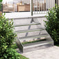 vidaXL Escalier en caillebotis 100x24x7 cm acier galvanisé