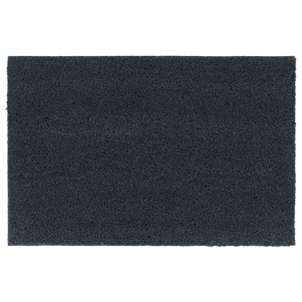 vidaXL Tapis de porte 5 pcs gris foncé 40x60 cm fibre de coco touffeté