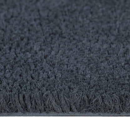 vidaXL Tapis de porte 5 pcs gris foncé 40x60 cm fibre de coco touffeté