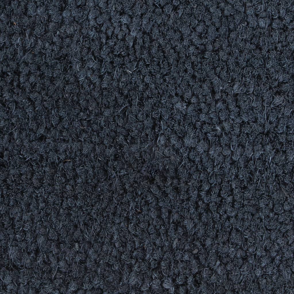 vidaXL Tapis de porte 5 pcs gris foncé 40x60 cm fibre de coco touffeté