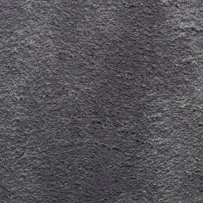 vidaXL Tapis HUARTE à poils courts doux et lavable anthracite Ø 200 cm