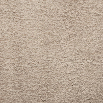 vidaXL Tapis HUARTE à poils courts doux et lavable sable 140x200 cm