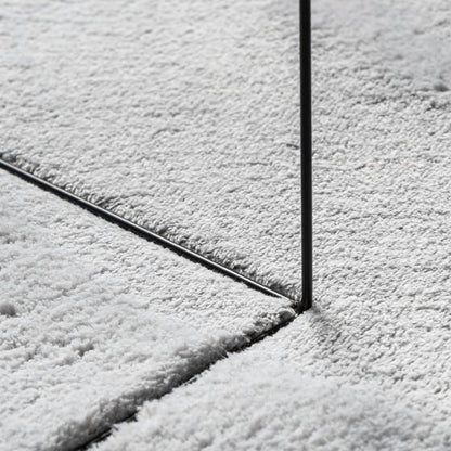 vidaXL Tapis HUARTE à poils courts doux et lavable gris 60x110 cm