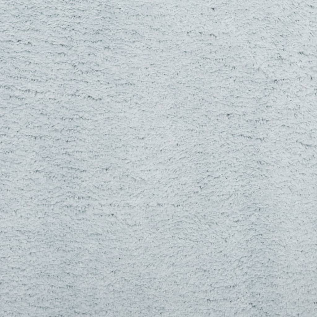 vidaXL Tapis HUARTE à poils courts doux et lavable bleu 80x250 cm