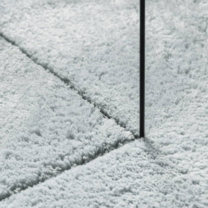 vidaXL Tapis HUARTE à poils courts doux et lavable bleu 160x230 cm