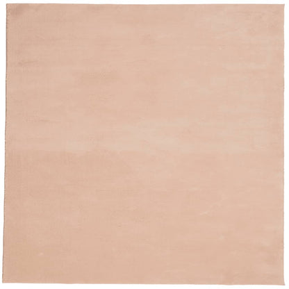 vidaXL Tapis HUARTE à poils courts doux lavable rouge clair 200x200 cm