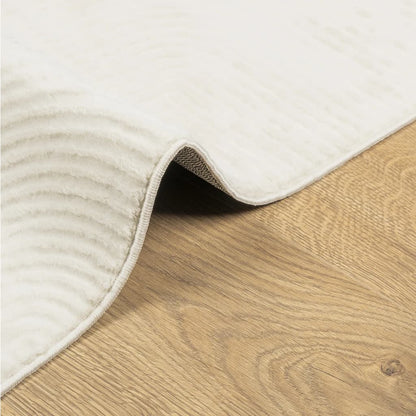 vidaXL Tapis IZA poils courts style scandinave crème 160x230 cm