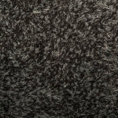 vidaXL Tapis ISTAN à poils longs aspect brillant anthracite Ø 160 cm
