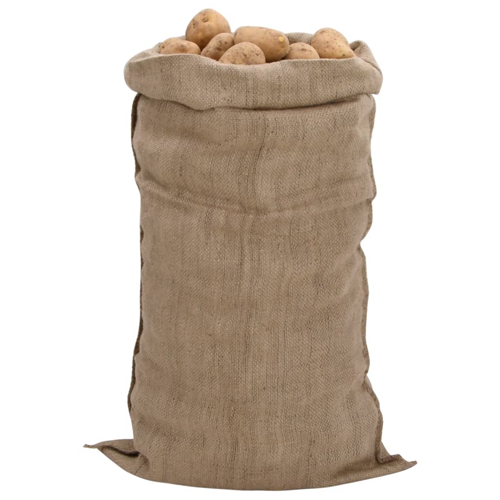 vidaXL Sacs en jute 30 pcs 65x135 cm 100 % jute 340 g/m²