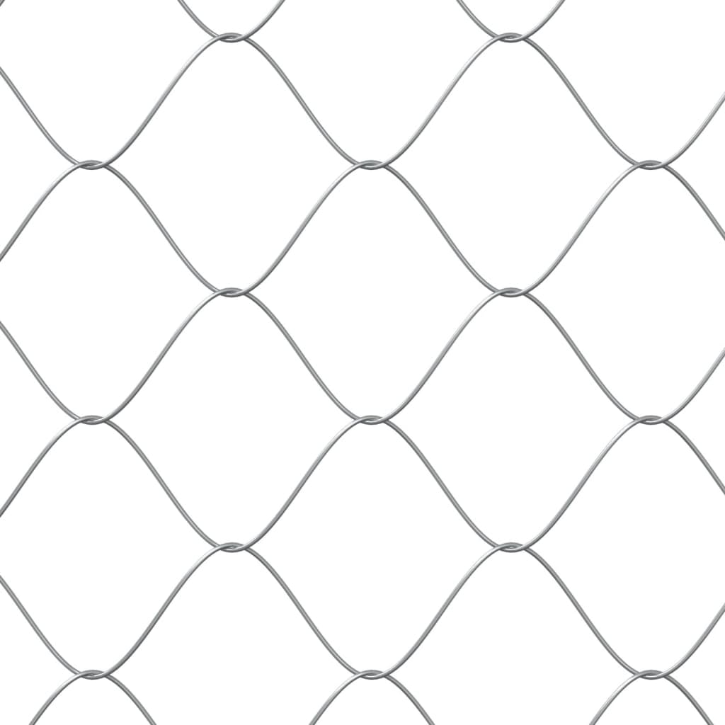 vidaXL Cage pour chien avec porte gris 2x2x1,5 m acier galvanisé
