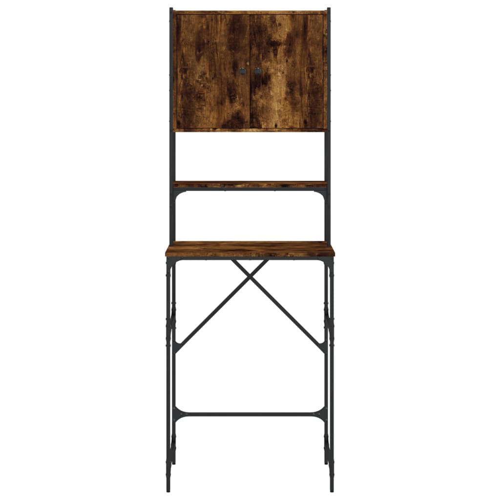 vidaXL Armoire de machine à laver chêne fumé 68x48,5x194 cm