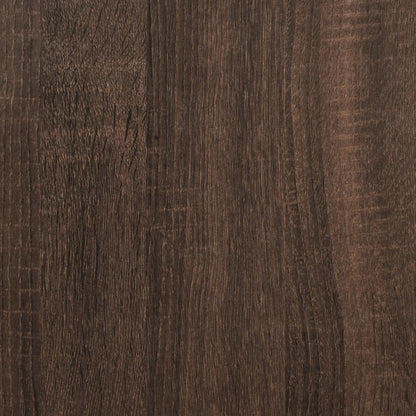 vidaXL Étagère de lave-linge chêne marron 67x25x163 cm bois ingénierie