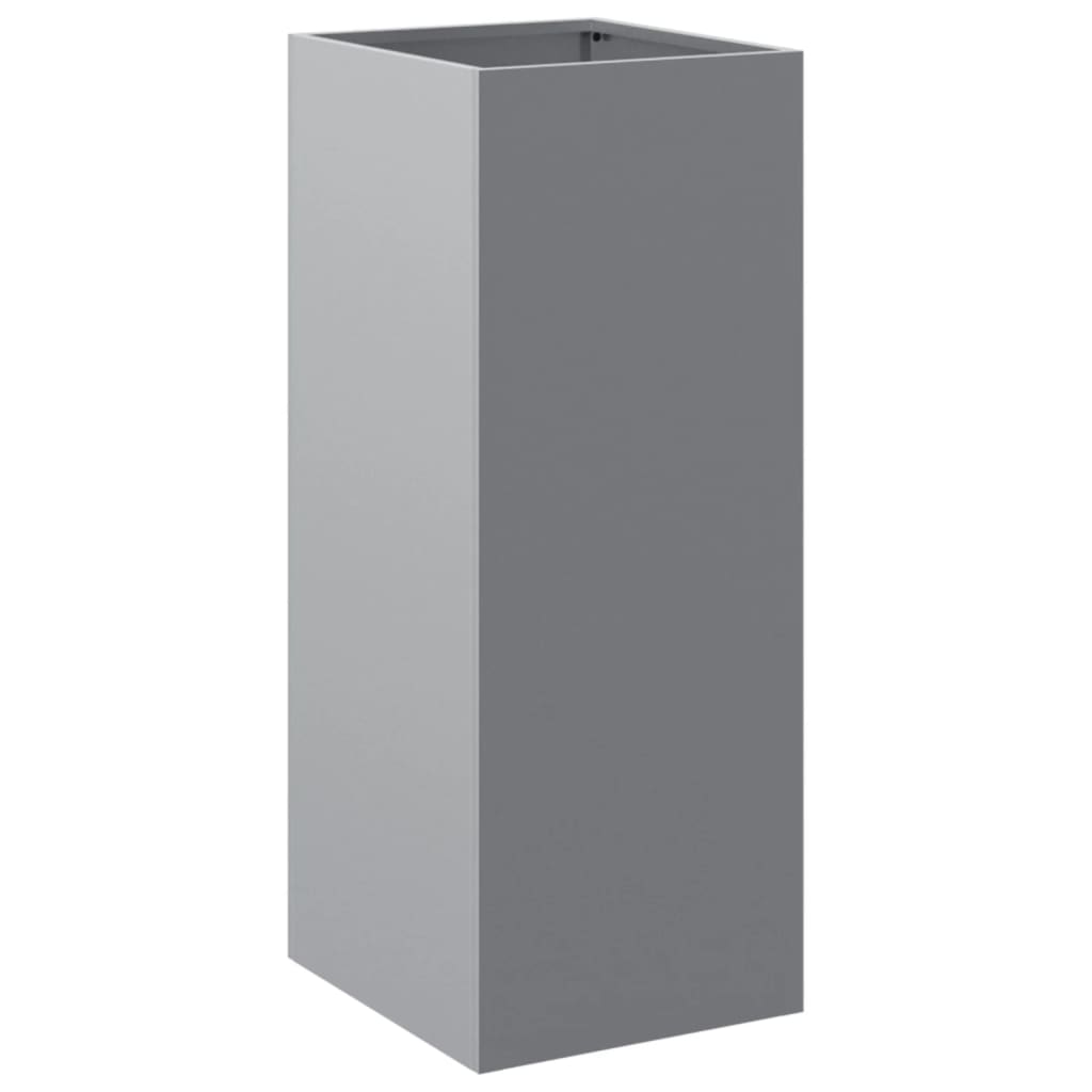 vidaXL Jardinière argenté 32x27,5x75 cm acier galvanisé