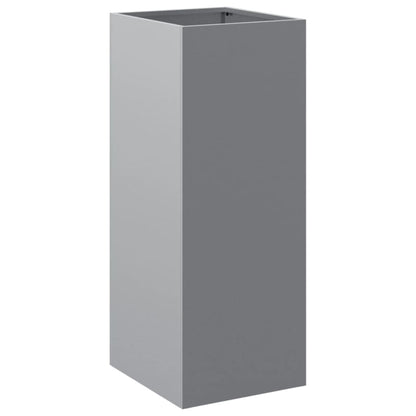 vidaXL Jardinière argenté 32x27,5x75 cm acier galvanisé