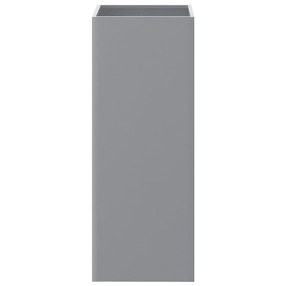 vidaXL Jardinière argenté 32x27,5x75 cm acier galvanisé