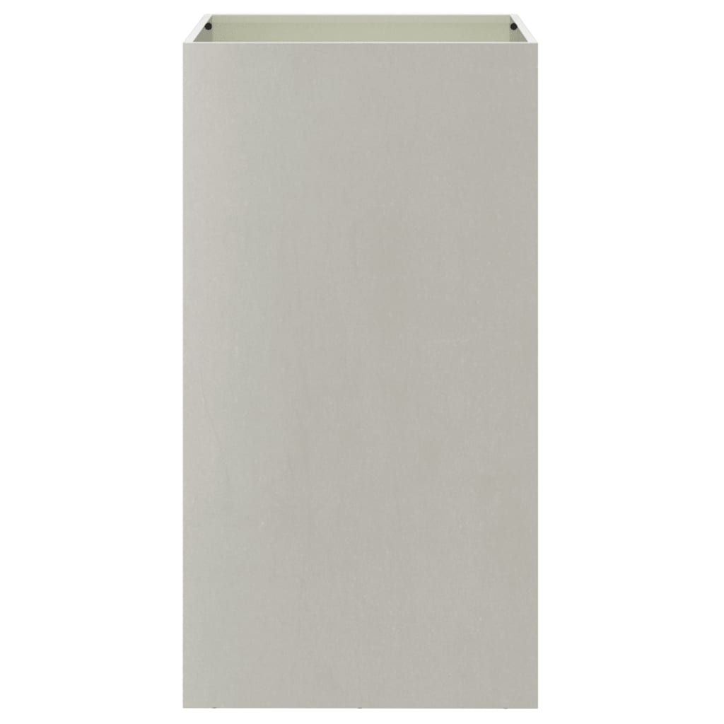 vidaXL Jardinière argenté 42x38x75 cm acier inoxydable