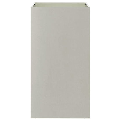 vidaXL Jardinière argenté 42x38x75 cm acier inoxydable
