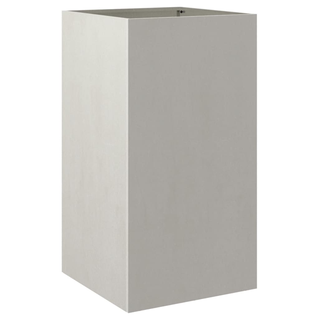 vidaXL Jardinière argenté 42x38x75 cm acier inoxydable