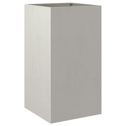 vidaXL Jardinière argenté 42x38x75 cm acier inoxydable
