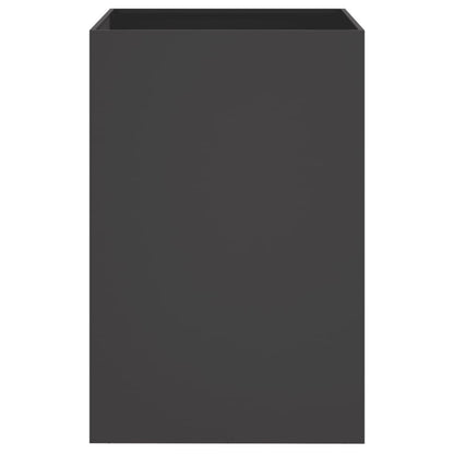 vidaXL Jardinière noir 52x48x75 cm acier laminé à froid