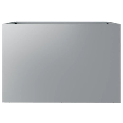 vidaXL Jardinière argenté 62x40x39 cm acier galvanisé