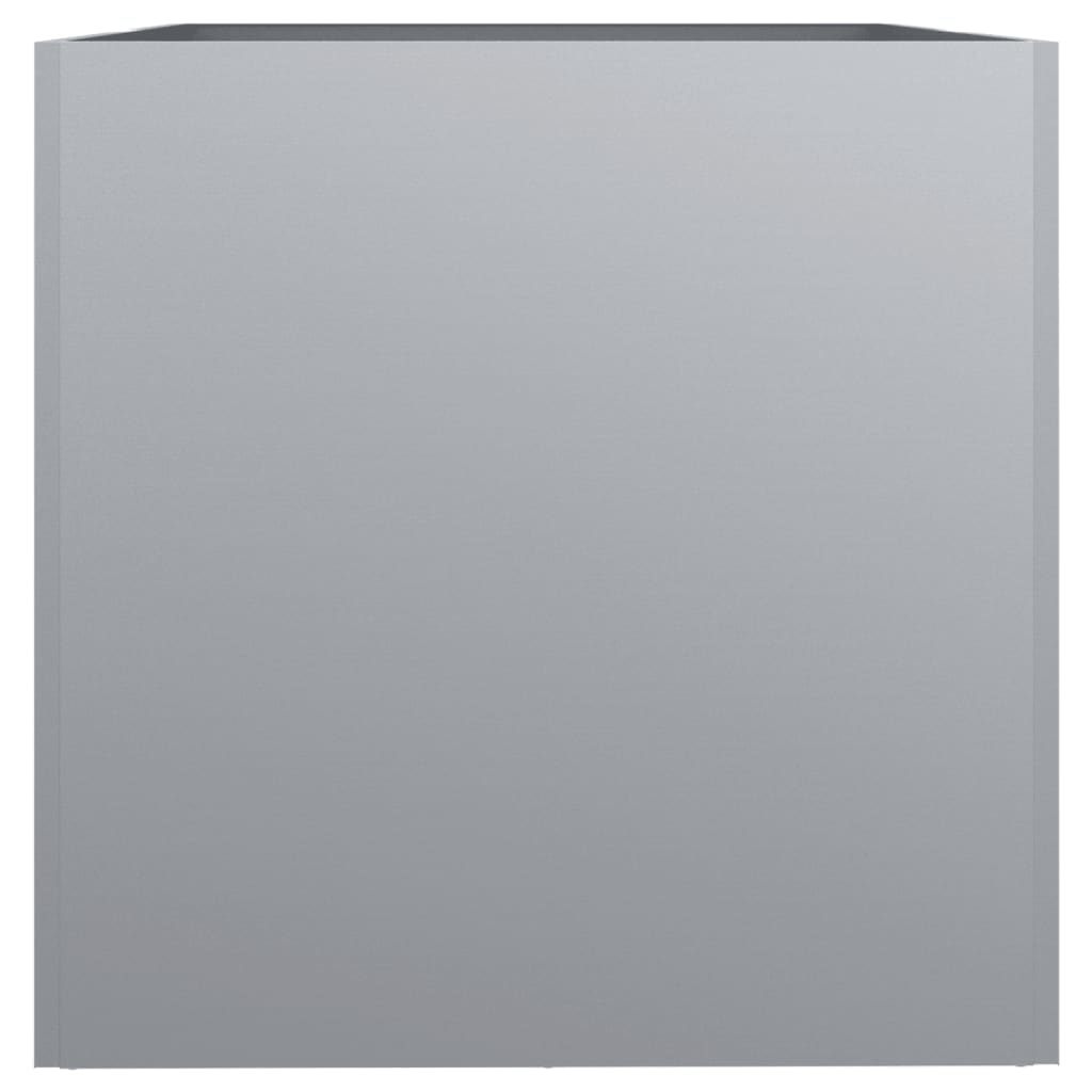 vidaXL Jardinière argenté 62x40x39 cm acier galvanisé