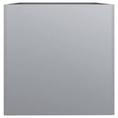 vidaXL Jardinière argenté 62x40x39 cm acier galvanisé