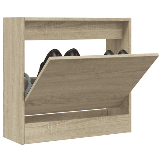 vidaXL Armoire à chaussures chêne sonoma 60x21x57 cm bois d'ingénierie