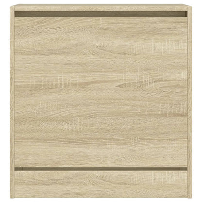 vidaXL Armoire à chaussures chêne sonoma 60x34x63,5 cm bois ingénierie