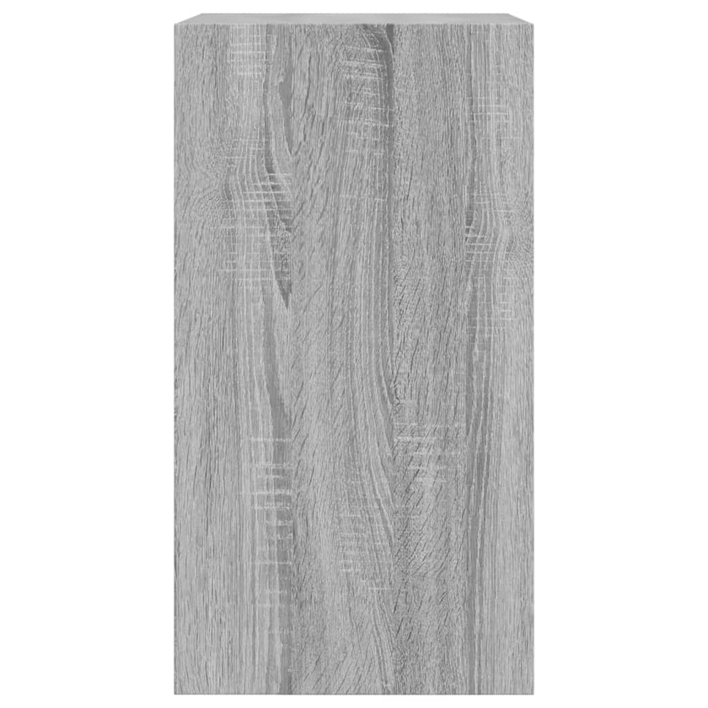 vidaXL Meuble à chaussures sonoma gris 60x34x63,5 cm bois d'ingénierie