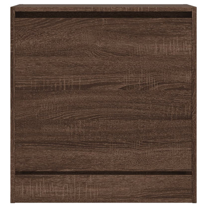 vidaXL Armoire à chaussures chêne marron 60x34x63,5 cm bois ingénierie