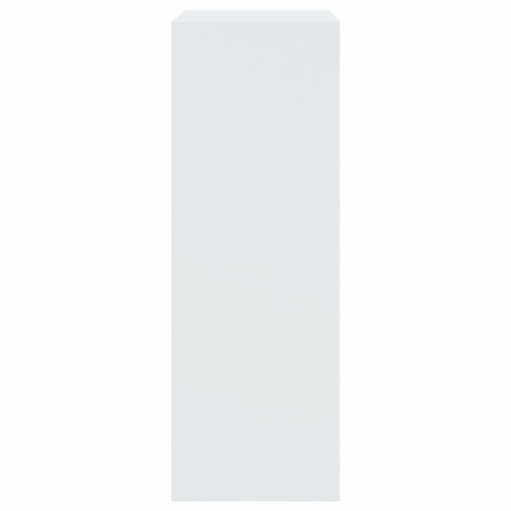 vidaXL Armoire à chaussures blanc 60x34x96,5 cm bois d'ingénierie