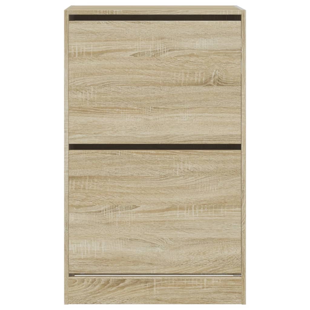vidaXL Armoire à chaussures chêne sonoma 60x34x96,5 cm bois ingénierie