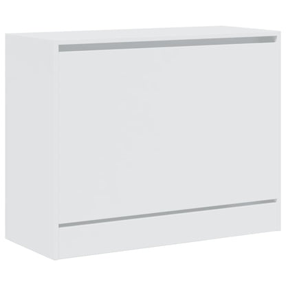 vidaXL Armoire à chaussures blanc 80x34x63 cm bois d'ingénierie