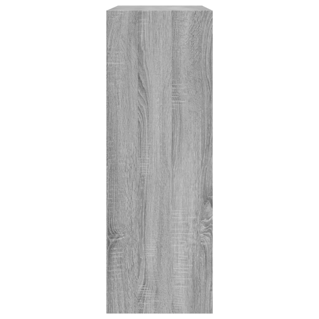 vidaXL Armoire à chaussures sonoma gris 80x34x96,5cm bois d'ingénierie