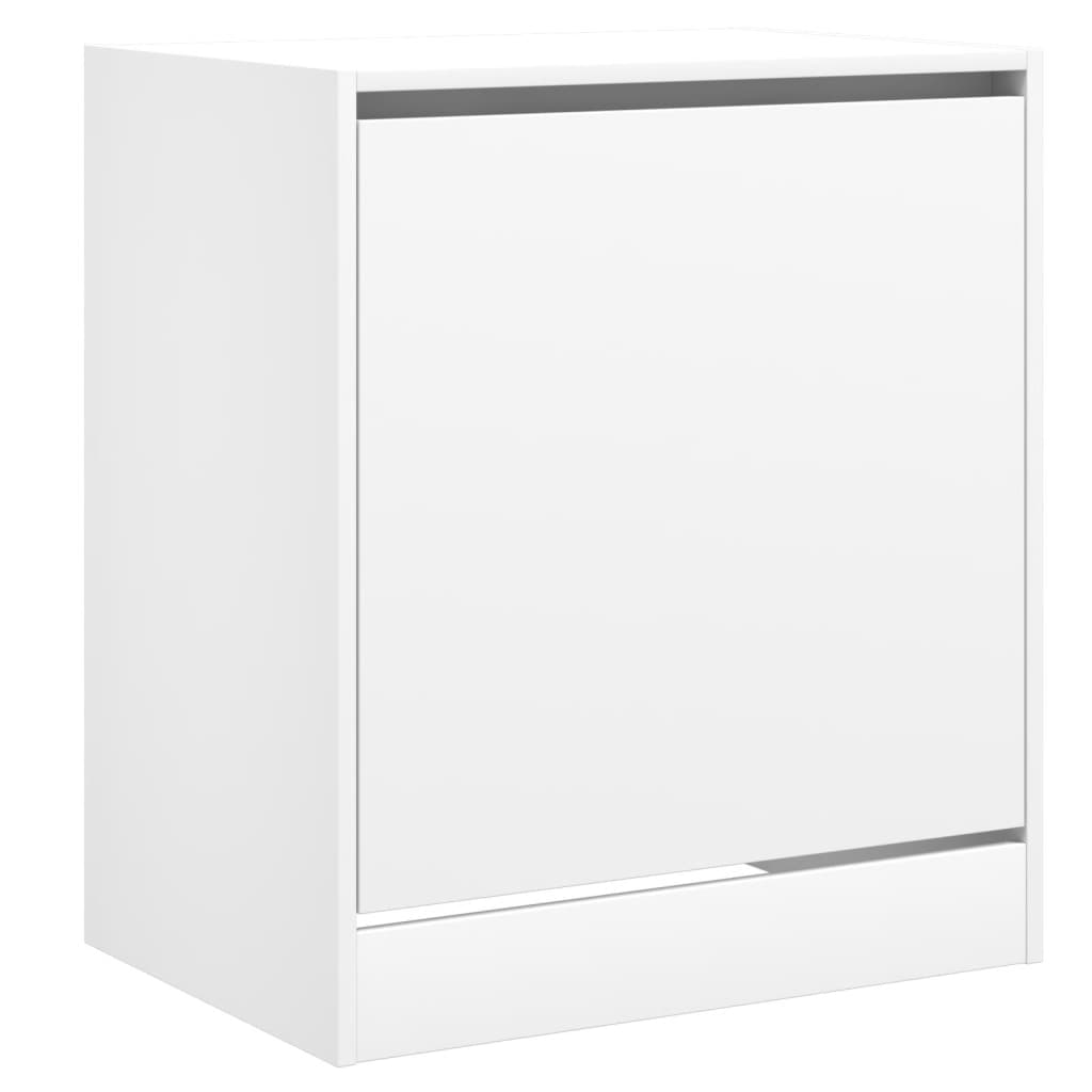 vidaXL Armoire à chaussures blanc 60x42x69 cm bois d'ingénierie